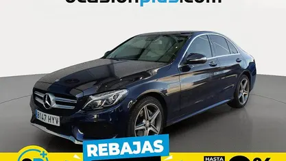 Azul Usado 2014 Mercedes C220 AMG Berlina | 17.590 € (Precio justo)