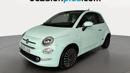Usado Fiat 500 Lounge 69 CV (50 kW) 2016 Verde Utilitario
