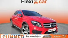 Rojo Usado 2017 Mercedes GLA200 AMG line SUV | 20.190 € (Precio justo)
