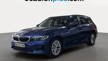 Usado BMW 318 150 CV (110 kW) 2021 Azul Familiar