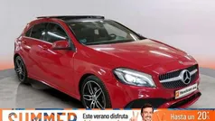 Rojo Usado 2017 Mercedes A200 AMG line Berlina | 17.290 € (Buen precio)