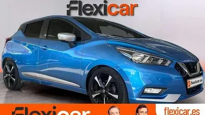 Occasion Nissan Micra S 90 PK (66 kW) 2017 Blauw Hatchback