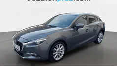 Gris Usado 2017 Mazda 3 Luxury Utilitario | 14.590 € (Precio justo)