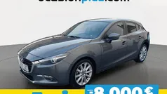 Gris Usado 2017 Mazda 3 Luxury Utilitario | 14.590 € (Precio justo)