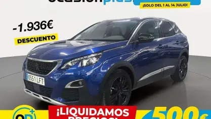 Usado Peugeot 3008 GT-line 131 CV (96 kW) 2020 Azul SUV