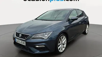 Usado Seat Leon FR 130 CV (95 kW) 2019 Gris Utilitario