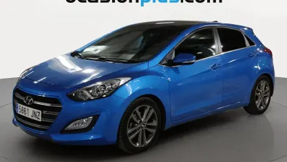 Usado Hyundai i30 GO! 110 CV (80 kW) 2016 Azul Utilitario