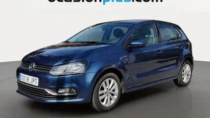Usado VW Polo 90 CV (66 kW) 2016 Azul Utilitario