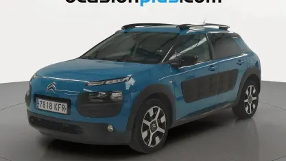 Usado Citroën C4 Cactus PureTech 110 CV (80 kW) 2017 Azul Utilitario