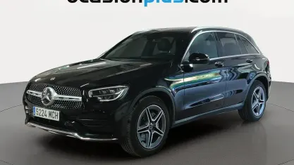 Usado Mercedes GLC200 AMG 163 CV (119 kW) 2022 Negro SUV