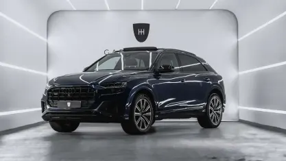 Usado Audi Q8 462 CV (339 kW) 2021 Azul SUV