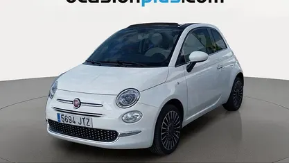 Usado Fiat 500C Lounge 69 CV (50 kW) 2016 Blanco Descapotable
