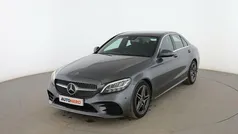 Gris Usado 2019 Mercedes C200 AMG line Berlina | 26.399 € (Precio justo)