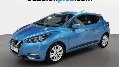 Używany Nissan Micra Acenta 101 KM (74 kW) 2019 Niebieski Hatchback