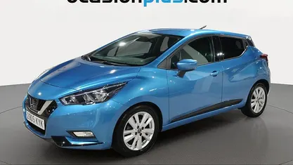 Usado Nissan Micra Acenta 101 CV (74 kW) 2019 Azul Utilitario