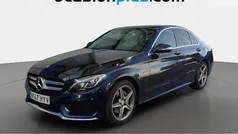 Azul Usado 2014 Mercedes C220 AMG Berlina | 17.590 € (Precio justo)