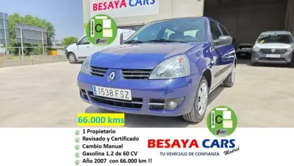 Usado Renault Clio Authentique 75 CV (55 kW) 2007 Azul Utilitario