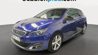 Usado Peugeot 308 GT-line 131 CV (96 kW) 2016 Azul Utilitario