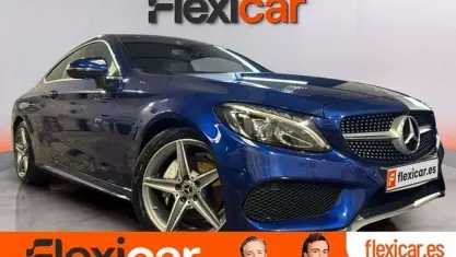 Usado Mercedes C220 170 CV (125 kW) 2018 Azul Coupe
