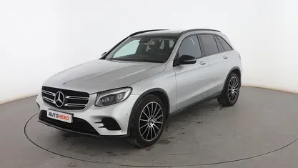 Usado Mercedes GLC220 AMG line 170 CV (125 kW) 2019 Gris SUV