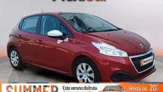 Rojo Usado 2018 Peugeot 208 Utilitario | 8290 € (Buen precio)
