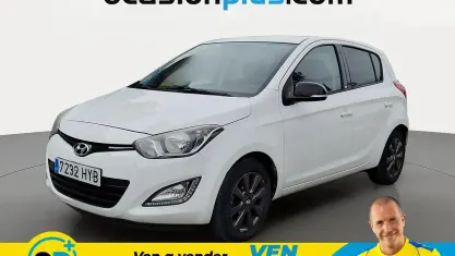 Usado Hyundai i20 GO! 85 CV (62 kW) 2014 Blanco Utilitario