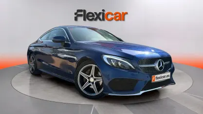 Usado Mercedes C220 170 CV (125 kW) 2017 Azul Coupe