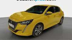 Amarillo Usado 2021 Peugeot 208 Allure Utilitario | 11.355 € (Precio justo)