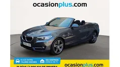 Gris Usado 2016 BMW 218 Sport Line Descapotable | 22.900 € (Buen precio)