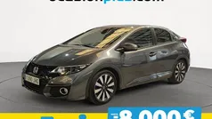 Gris Usado 2015 Honda Civic Elegance Utilitario | 13.800 € (Precio justo)