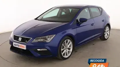 Usado Seat Leon FR 150 CV (110 kW) 2018 Azul Berlina