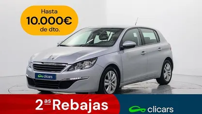 Gris Usado 2015 Peugeot 308 Active | 8990 € (Precio justo)
