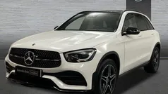 Blanco polar Usado 2021 Mercedes GLC300 AMG line SUV | 44.800 € (Precio justo)