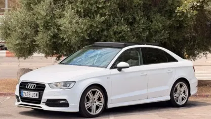 Usado Audi A3 S-Line 150 CV (110 kW) 2016 Blanco Berlina