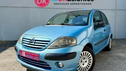 Usado Citroën C3 75 CV (55 kW) 2004 Azul Utilitario