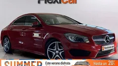 Rojo Usado 2016 Mercedes CLA220 AMG line Berlina | 23.490 € (Precio justo)