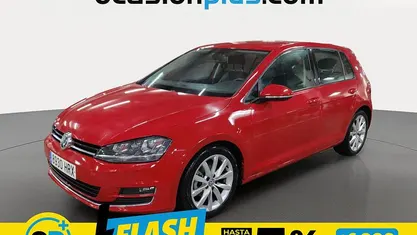 Rojo Usado 2013 VW Golf VII Sportline Utilitario | 14.390 € (Precio justo)