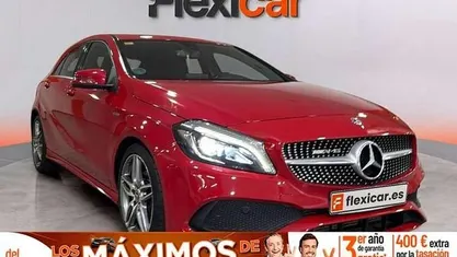 Begagnad Mercedes A200 AMG line 136 HK (100 kW) 2017 Röd Sedan