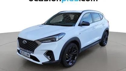Usado Hyundai Tucson N Line 136 CV (100 kW) 2021 Blanco SUV