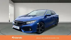 Azul Usado 2017 Honda Civic Elegance | 16.900 € (Precio justo)