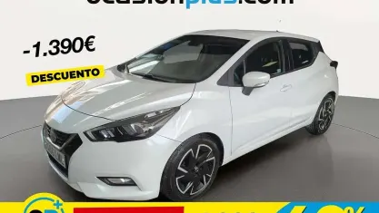 Usado Nissan Micra Acenta 92 CV (67 kW) 2021 Blanco Utilitario