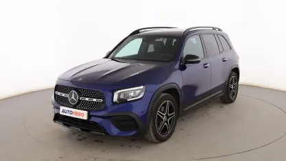 Usado Mercedes GLB200 AMG line 150 CV (110 kW) 2021 Azul SUV