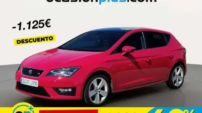 Usado Seat Leon FR 150 CV (110 kW) 2017 Rojo Utilitario