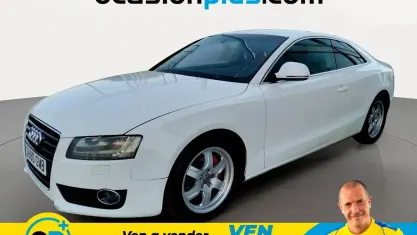 Usado Audi A5 190 CV (139 kW) 2009 Blanco Coupe