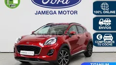 Rojo Usado 2020 Ford Puma Titanium SUV | 14.490 € (Precio justo)