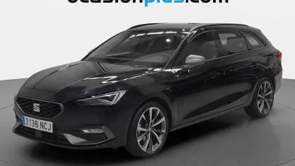 Usado Seat Leon FR 150 CV (110 kW) 2025 Negro Monovolumen
