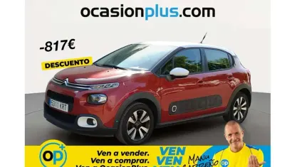 Usado Citroën C3 Feel 82 CV (60 kW) 2018 Rojo Utilitario