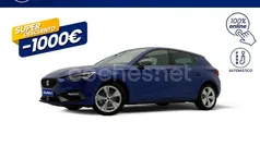 Azul Usado 2021 Seat Leon FR Familiar | 19.985 € (Precio justo)