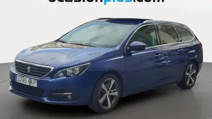Usado Peugeot 308 SW Allure 120 CV (88 kW) 2018 Azul Familiar