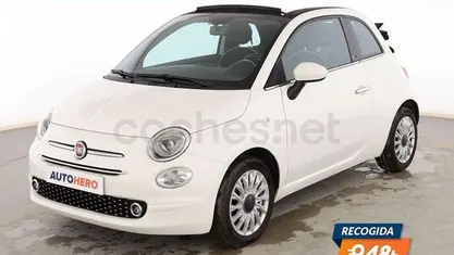 Usado Fiat 500C Lounge 70 CV (51 kW) 2019 Blanco Descapotable